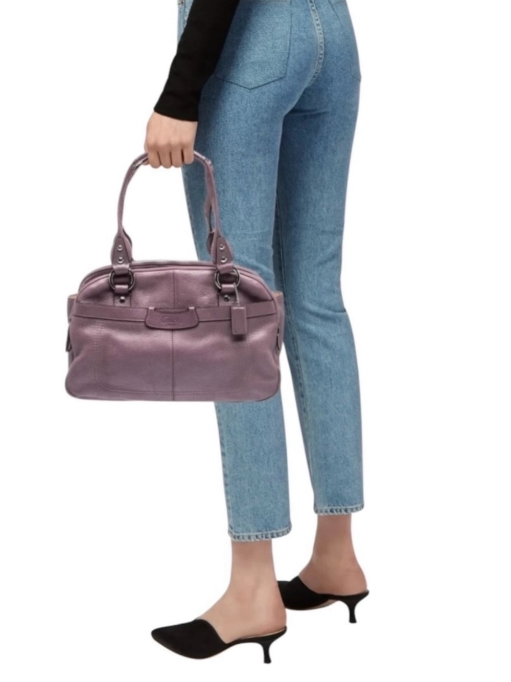 GUC COACH PENELOPE PURPLE/LAVENDER SHOULDER BAG/SATCHEL/HANDBAG